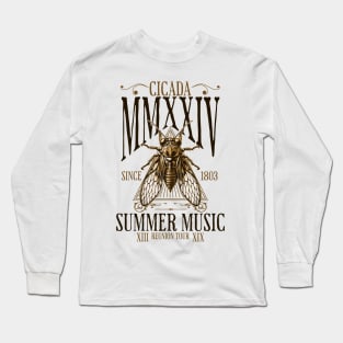 Cicada 2024 Reunion Tour - Brood XIX Brood XIII Long Sleeve T-Shirt